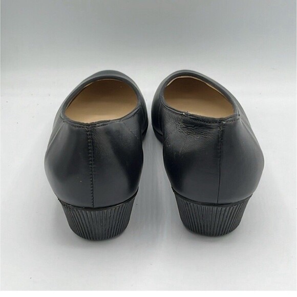 Softspots Womens Stephanie All Day Comfort Wedge Size 9M Black Leather Slip On - Picture 6 of 10